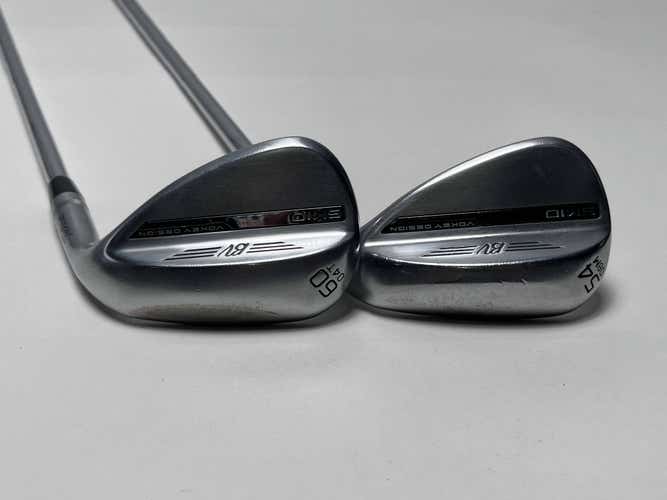 Titleist Vokey SM10 Tour Chrome Wedge Set 54* 8 60* 4 Vokey Wedge Steel Mens RH