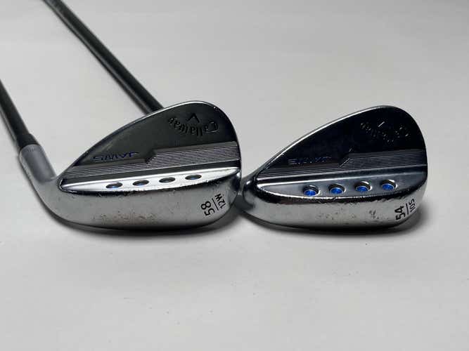 Callaway Jaws MD5 Chrome Wedge Set 54* 10 | 58* 12 Project X Catalyst 6.0 RH