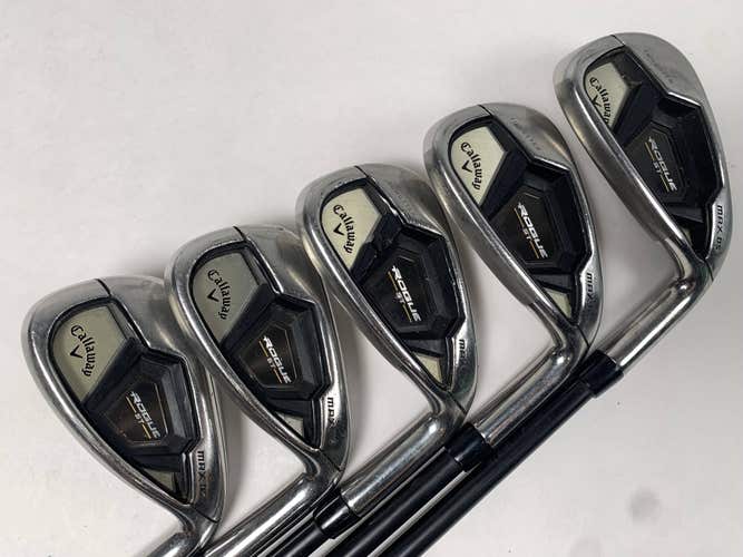 Callaway Rogue ST Max OS Lite Iron Set 7-PW+GW Cypher Forty 4.0 40g Ladies RH