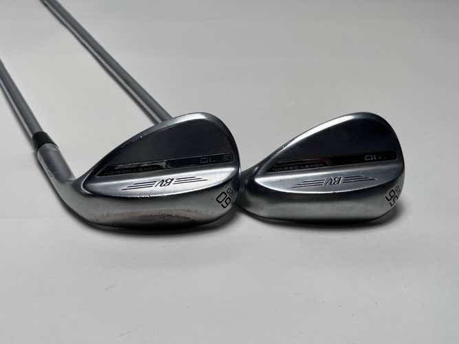 Titleist Vokey SM10 Tour Chrome Wedge Set 56* 12 | 60* 12 Wedge Steel Mens RH