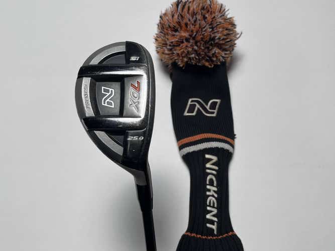 Nickent 7DX 5 Hybrid 25* Aldila RIP Alpha 80g Regular Graphite Mens RH HC