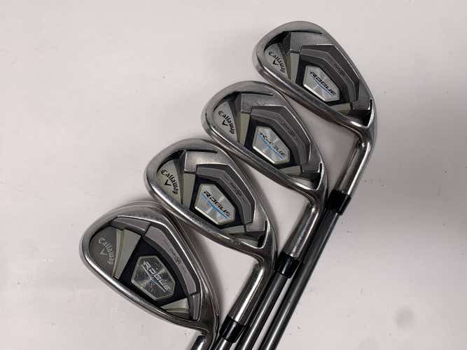 Callaway Rogue Iron Set 6-9 Aldila Synergy 50g Senior Graphite Mens RH