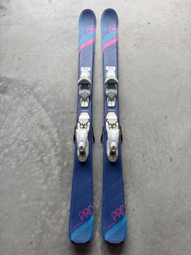 Kid's Rossignol Experience Pro 128 cm Skis With Look KID X 4.5 Bindings (Used)