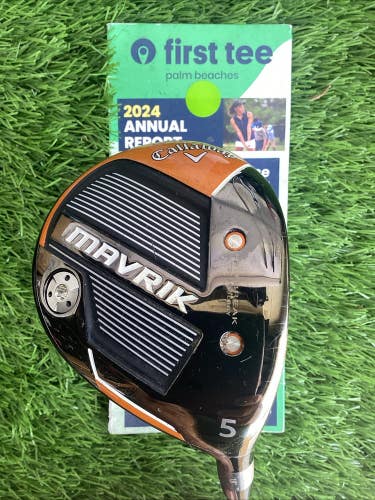 Callaway Mavrik Fairway 5 Wood 18* With HZRDUS 4.0 Ladies Graphite Shaft