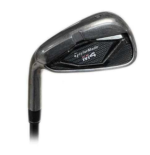 LH TaylorMade M4 Single 6 Iron Graphite Fujikura Atmos 6-R Regular Flex