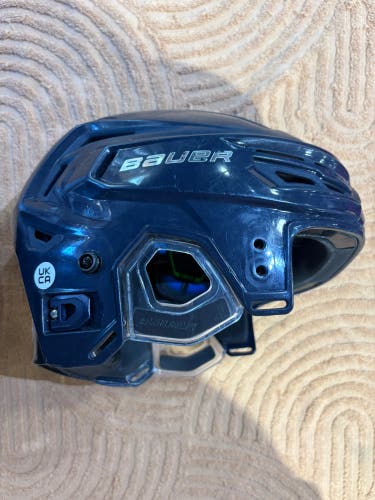 Blue Medium Bauer Re-Akt 155 Helmet (Used)