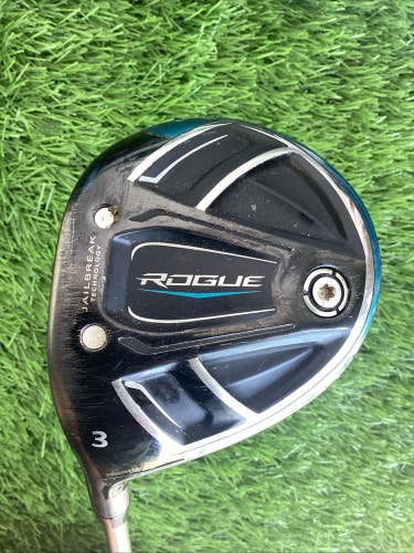 Callaway Rogue Lefthanded LH Fairway 3 Wood With Ladies Graphite Shaft