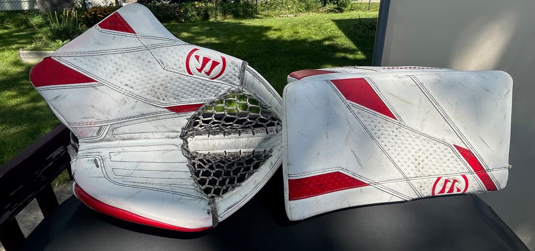 2024 Warrior Ritual G7 Pro Regular Glove & Blocker (Used)