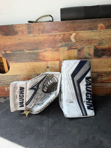 Custom Vaughn Glove and blocker set