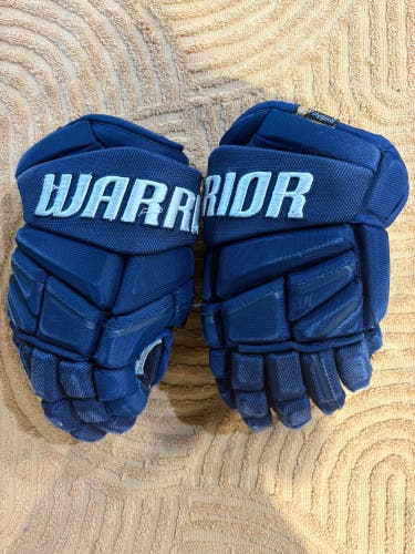 Blue Junior Warrior Alpha Pro Gloves 11" (Used)