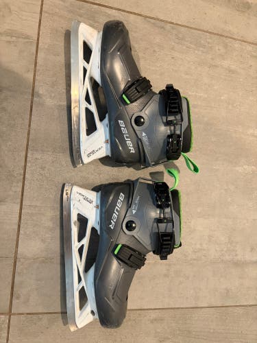 2024 Bauer Konekt HF2 Hockey Goalie Skates Size 3 (Used)