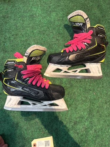 Junior Bauer GSX Hockey Goalie Skates (Regular) Size 2 (Used)