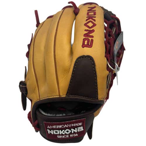 Nokona - PL-1200 - Made in Texas - 12" RH Throw Baseball Glove (NEW)
