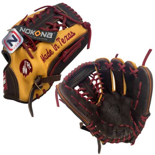 Nokona - PL-1200 - Made in Texas - 12" RH Throw Baseball Glove (NEW)