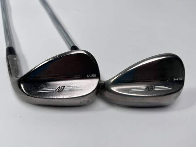 Titleist Vokey SM9 Brushed Steel Wedge Set 56* 14 | 60* 8 Vokey SM9 Wedge RH