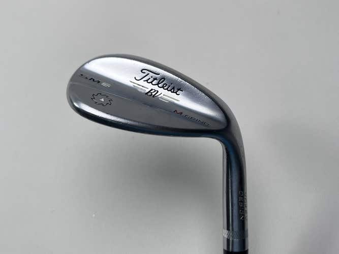 Titleist Vokey SM6 Tour Chrome LW 58* 8 Bounce M-Grind SM6 Wedge Steel Mens RH