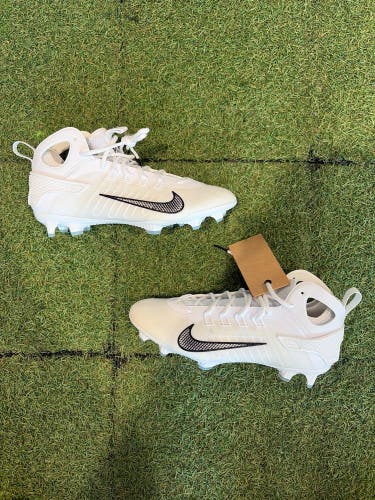 Men's 11.0 Nike Alpha Huarache 9 Elite Mid Lacrosse Cleats (New)