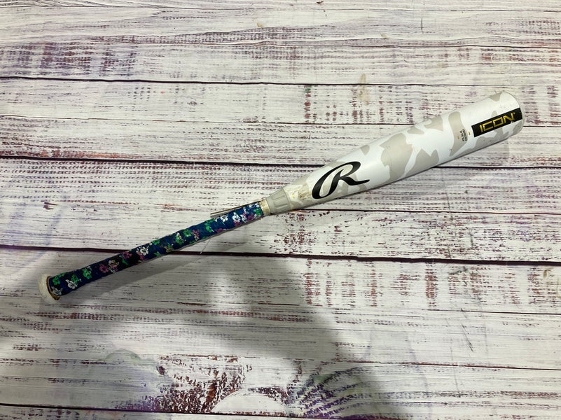 2025 Rawlings Icon Composite Bat USSSA Certified (-10) Composite 19 oz 29" (Used)