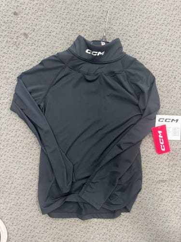 CCM Youth Large Long Sleeve Neck Protection shirt (New)