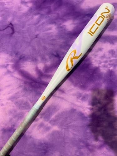 2026 Rawlings Icon Composite Bat USABat Certified (-10) Composite 20 oz 30" (Used)