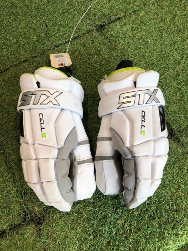 Large Goalie STX Cell VI Lacrosse Gloves (New)