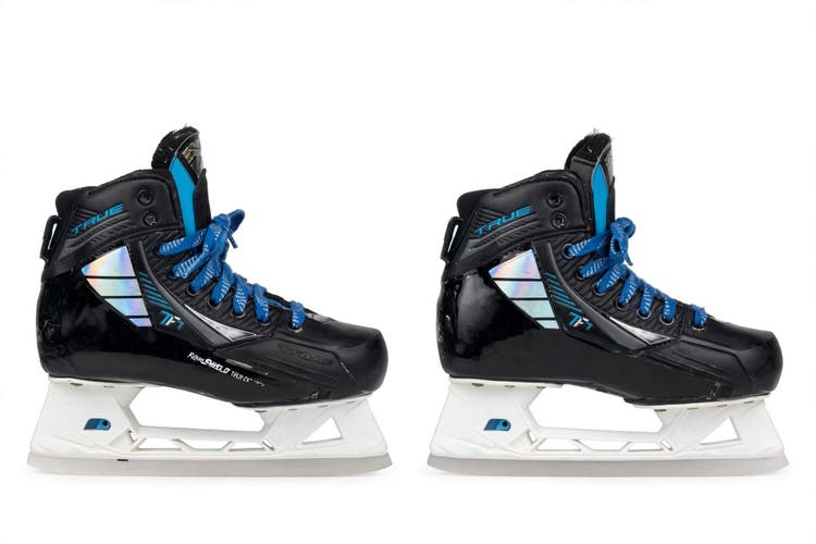2021 True TF7 Hockey Goalie Skates Regular Width Size 3.5 (Used)