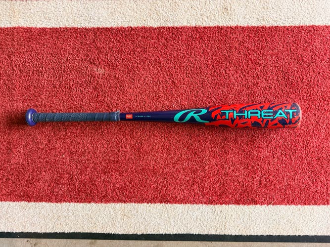 2026 Rawlings Threat Composite USABat Certified Bat (-12) 15 oz 27" (Used)