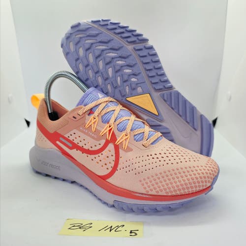 Women Nike React Pegasus Trail 4 Running Shoe Size 6 / Arctic Orange DJ6159-800