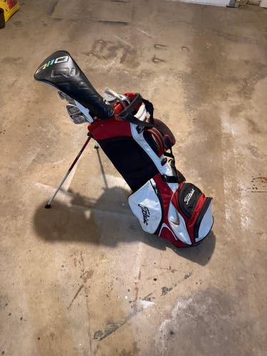 Men's Mizuno MP-30 Left Hand Clubs (Full Set) Stiff Flex 11 Pieces (Used)