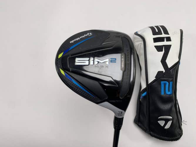 TaylorMade SIM2 MAX 3 Fairway Wood 15* Fujikura Ventus Blue 6-S Stiff RH HC