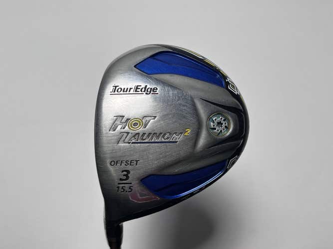 Tour Edge Hot Launch 2 Offset 3 Fairway Wood 15.5* Hot Launch 2 55g Senior LH