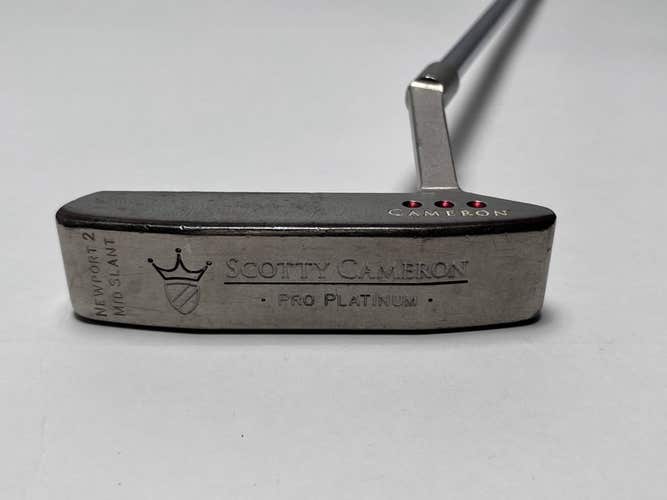 Scotty Cameron Pro Platinum Newport2 MidSlant Putter 33" Mens RH