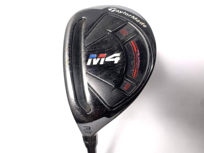 LEFTY TaylorMade M4 3 Hybrid 19* Fujikura Atmos Red 7S Stiff LH