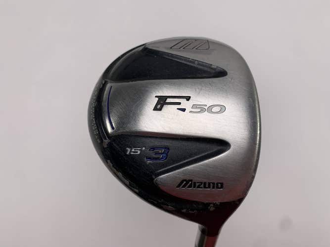 Mizuno F50 3 Fairway Wood 15* Exsar FS2 Regular Graphite Mens RH