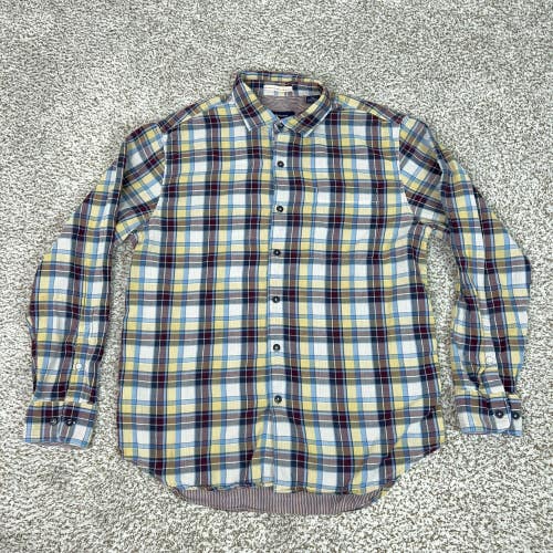 Tommy Bahama Shirt Mens Large Multicolor Plaid Cotton Long Sleeve Button Casual