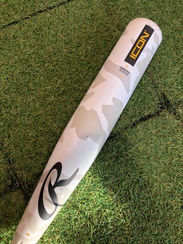 2025 Rawlings Icon Composite Bat USSSA Certified (-8) Composite 22 oz 30" (Used)