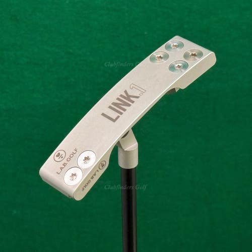 LH LAB Golf 2024 LINK.1 34" CS Blade Putter Matte Black Stepped Steel w/ HC