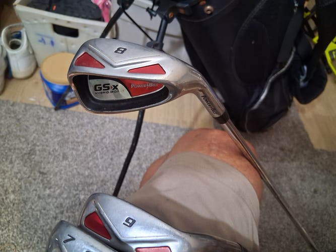 Men's 2019 PowerBilt 6 Iron Right Handed Uniflex Steel Shaft 35" (Used)