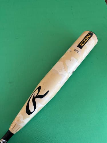 2025 Rawlings Icon Composite Bat USABat Certified (-8) 22 oz 30" (Used)
