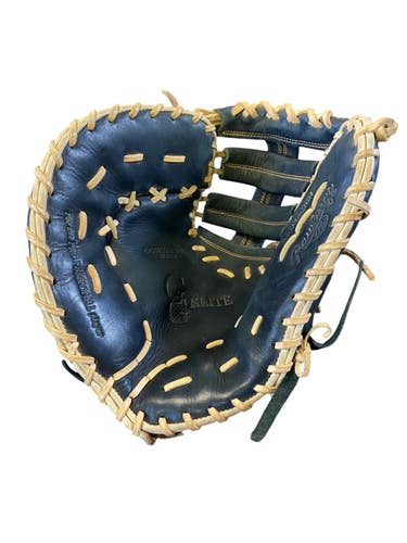 Used Rawlings GG ELITE BB/SB First Base LH Throw Black 13" 11602-S000112670