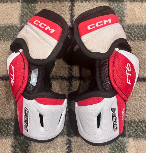 CCM JetSpeed FT6 Pro hockey Elbow arm Pads senior small nice shape!