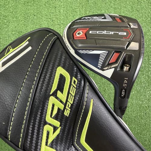 Cobra Radspeed 3 Wood Peacoat Tour Issue 14.5 Fujikura Motore Stiff -1/2 Short