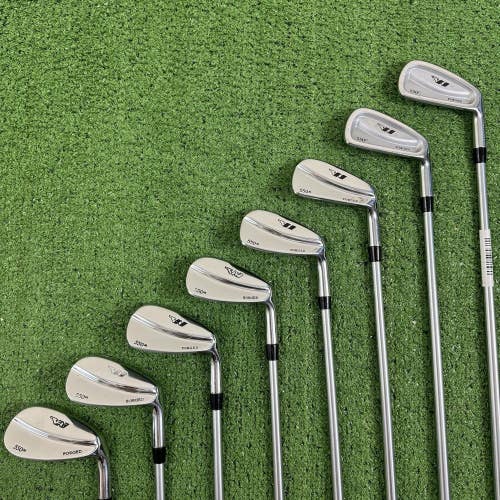 Wishon 550M 550C Forged Combo Iron Set 5-PW AW SW Project X Rifle Stiff Flex