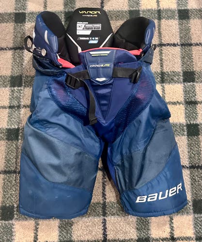 Bauer Vapor Hyperlite Hockey Pants intermediate medium navy & red