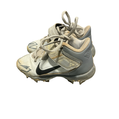 Used Nike TROUT BB/SB Cleats Grey Youth 10.0 11834-S000056493