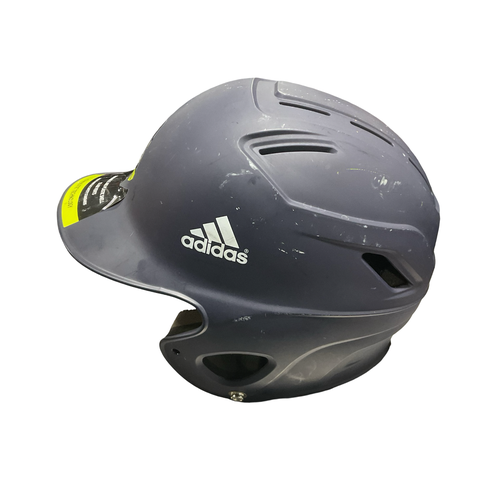 Used Adidas NAVY BLUE 6 3/8-7 3/8 HELMET Batting Helmet No Mask Navy Blue One Size 11834-S000056435