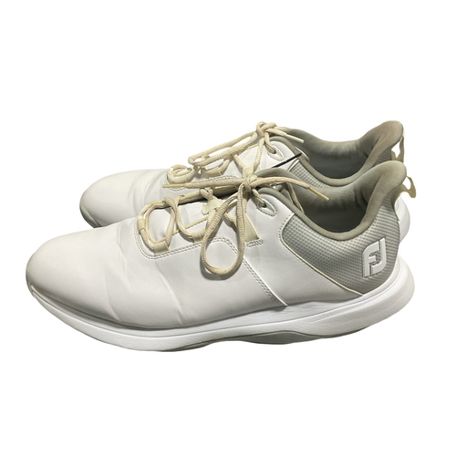 Used Foot Joy Mens Golf Shoes White Senior 13 11834-S000056432