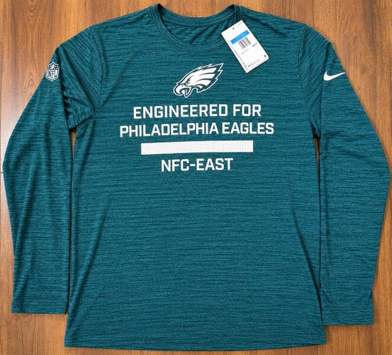 Philadelphia Eagles Nike Long Sleeve Shirt Adult Medium NWT
