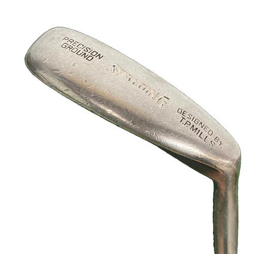 Spalding TP Mills T.P.M. 7 Precision Ground Napa Putter RH Steel 35" New Grip