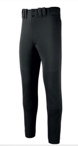 New YOUTH LARGE BLACK PREMIER PLAYER ELASTIC PANT 11834-MIZ3500159090LG